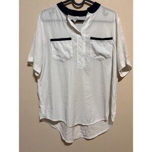 yezi women's classic light blouse with short sleeves Size S